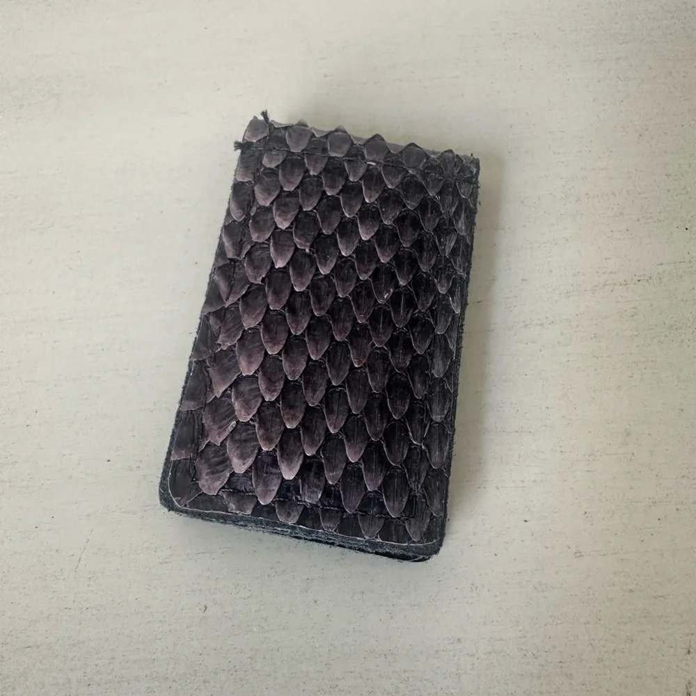 Snakeskin money clip magnetic